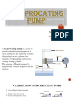 Reciprocating Pump: Presented By