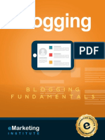 Blogging Marketing Course Emarketing Institute Ebook 2018 Edition PDF