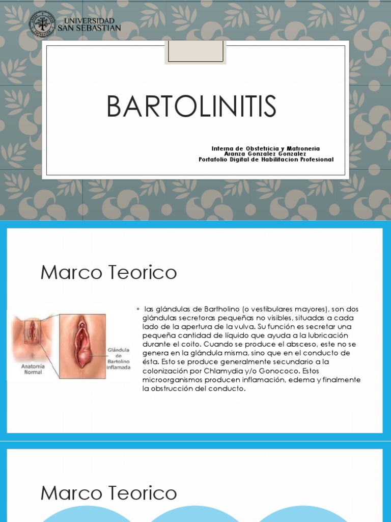 Inflamación de glándulas de bartolino
