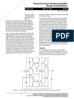 Practical Current Feedback Amplifier Design Considerations: AN1106 Application Note March 24, 1998