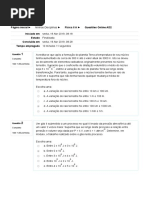 Questões Online AD2 Fisica IIA