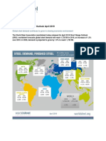 Worldsteel Short Range Outlook April 2019 - Press Release (Final)