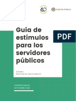 Guía de Estímulos de Los Servidores Públicos - Versión 1 - Septiembre de 2018 PDF