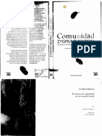 Bauman, Z. (2009) - Comunidad. en Busca de Seguridad en Un Mundo Hostil