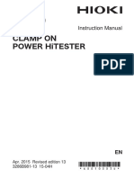 Clamp On Power Hitester: Instruction Manual
