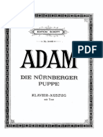 Adam, La Poupée de Nuremberg Per V, Coro, Orch (1852)