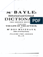 Bayle-Dictionary Historical 2 B-E