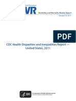 CDC Health Disparities Report 1 13 11 PDF