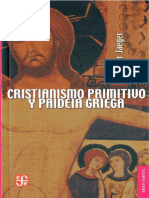 09.1. y 10 W. Jaeguer. Cristianismo Primitivo y Paideia Griega PDF