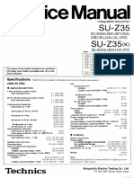 Hfe Technics Su-Z35 Service en PDF