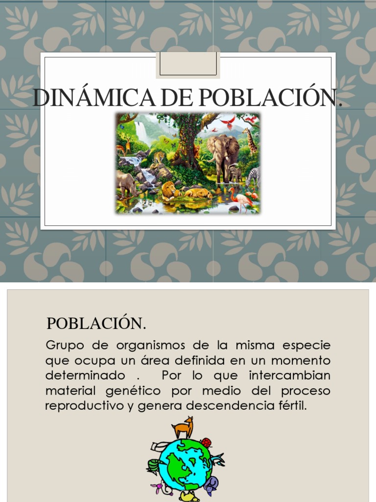 Dinámica de Poblaciones y Crecimiento | PDF | Organismos | Ecología