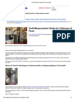 Draft Measurement Guide For Chimneys & Flues