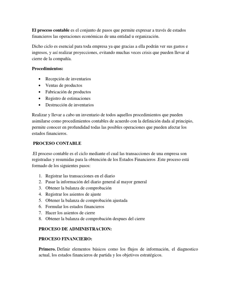 Proceso Contable y Asesoría Tributaria | PDF | Contabilidad | Business
