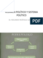 Régimen Político y Sistema Político