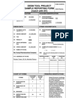 Deem Tool Project Sample Reporting Form (Match With DV) : Check Identification Voucher Identification