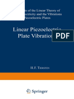 Linear Piezoelectric Plate Vibrations - Elements of The Linear Theory of Piezoelectricity and The Vibrations Piezoelectric Plates PDF