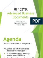 BU 102YB:: Advanced Business Documents