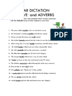 Grammar Dictation - Adjectives and Adverbs