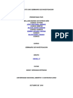 Proyecto Uno seminario investigación administración justicia