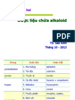 Bai Giang Phan 2 Duoc Lieu Chua Alkaloid Ts Sau Kinh PDF