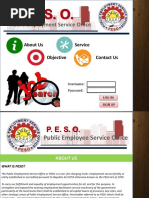 P. E. S. O.: Public Employment Service Office