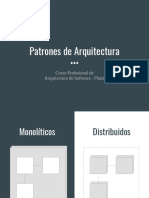  Patrones de Arquitectura