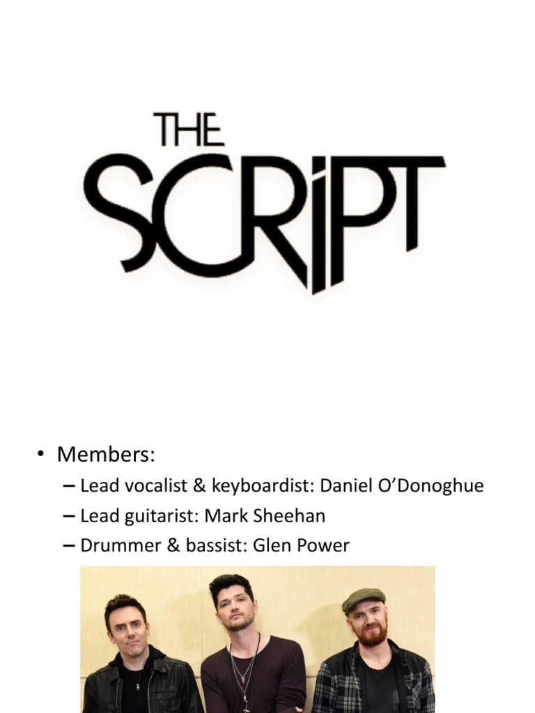 The Script: Band Overview and Achievements | PDF | Music Media | Sound ...