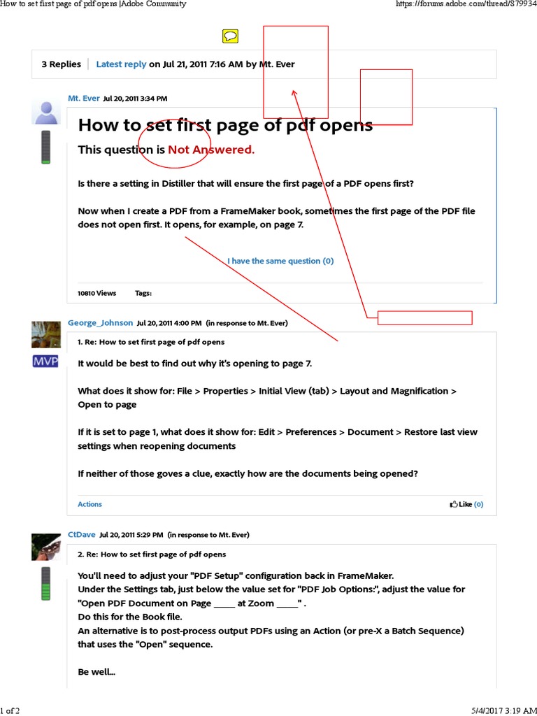 How To Et Fir T Page of PDF Open : Thi Que Tion I | PDF | Computer File ...