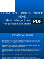 Download PENGERTIAN ISLAM IMAN DAN IHSAN  KONSEP iSLAM SEBAGAI CARA HIDUP by Azizul Rahim Bin Ismail SN4093922 doc pdf