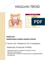 Gangguan Tiroid: Fisiologi Pembentukan & Sekresi Hormon Thyroid