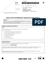 Dml-A: Class I and II HLA Molecular Typing Survey Result Form