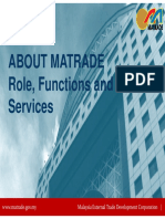 Presentation by MATRADE PDF