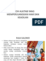 Tokoh Alkitab Yang Memperjuangkan Ham Dan Keadilan