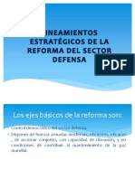 Lineamientos Estratégicos de La Reforma Del Sector Defensa