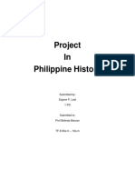Project in Philippine History: Submitted By: Eajane P. Leal 1-PS