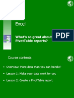 Excel: What'S So Great About Pivottable Reports?