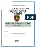 Administracion de Recursos