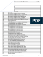 Fault code list for driver door module (TMF) control unit.pdf