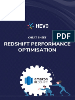 Cheat Sheet - Redshift Performance Optimization