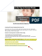 Top Korean 100 Words PDF-1