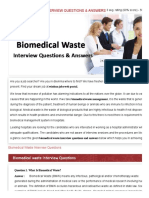 00 Biomedical Waste Interview