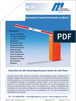 Cancela Resistente Produzida no Brasil