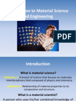 1 - Intro To Mat Sci and Engg