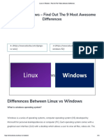 Linux Vs Windows