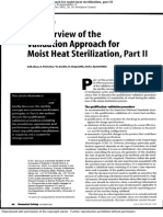 An Overview of The Validation Approach For Moist Heat Sterilization, Part II