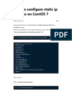 How To Configure Static Ip Address On Centos 7: 9 Radenko Bogdanovic