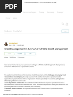 Credit Management in S - 4HANA Vs FSCM Credit Management - SAP Blogs