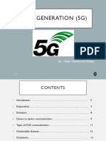 Fifth Generation (5G) : by - Shaik Mohammed Shabaz