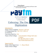 Unboxing: The One Stop Digitization
