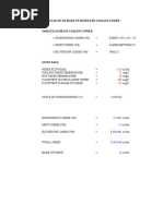 Make Up Water Calculation For Cooling Tower